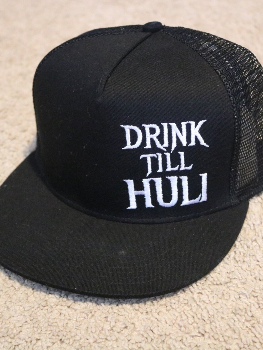 Black Trucker Hat